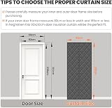 Pefitqap Magnetic Thermal Door Curtain 90x210cm Oxford Insulated Windproof view 6