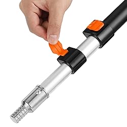Bates- ‎Telescoping Pole, 2.4 to 6 Ft Long, Black