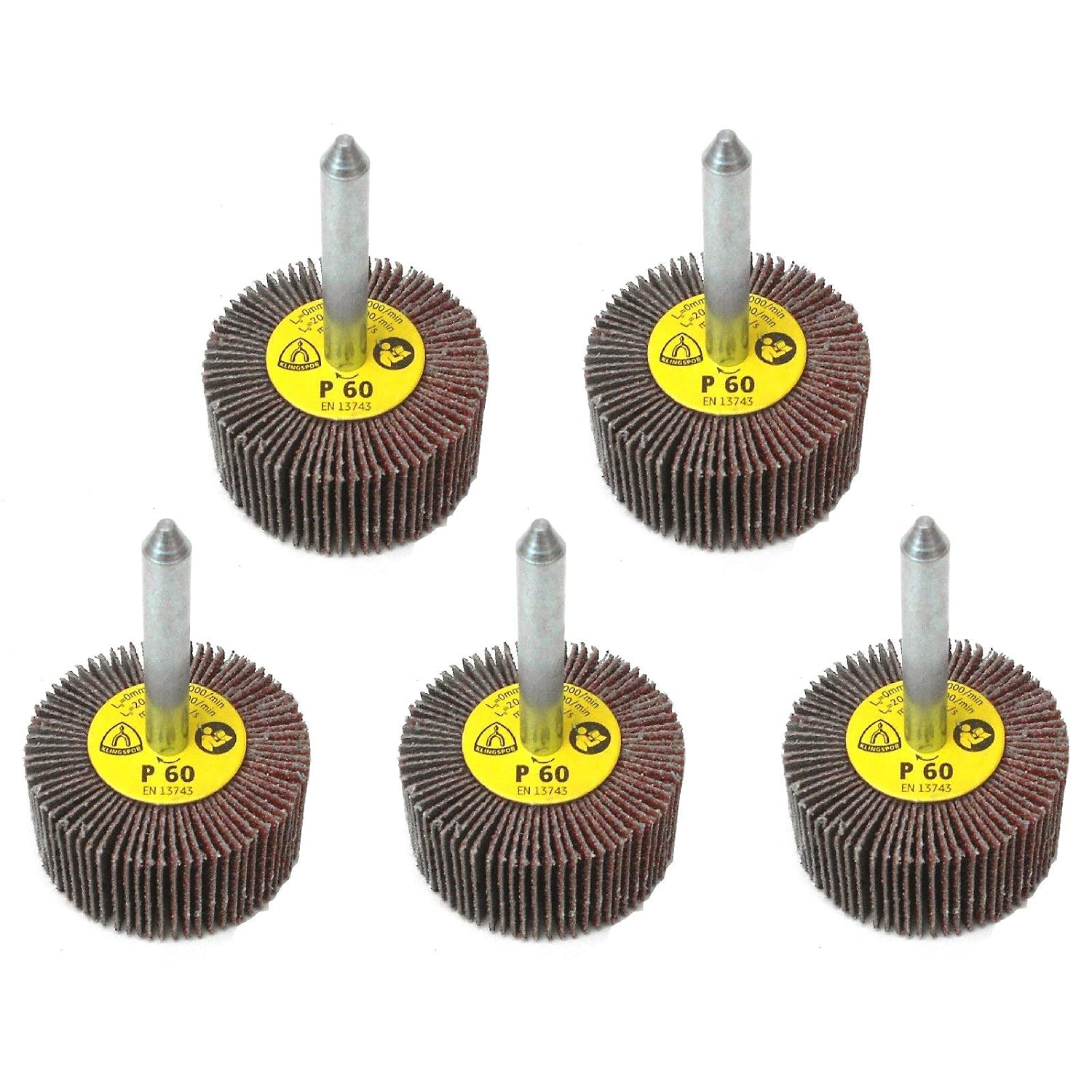 Lot De Ponceuses à Lamelles 40x30 Mm - Tige De 6 Mm, Grains 40 à 120 Au Choix, Pour Métal Et Bois, Pour Perceuse Ou Ponceuse - 3