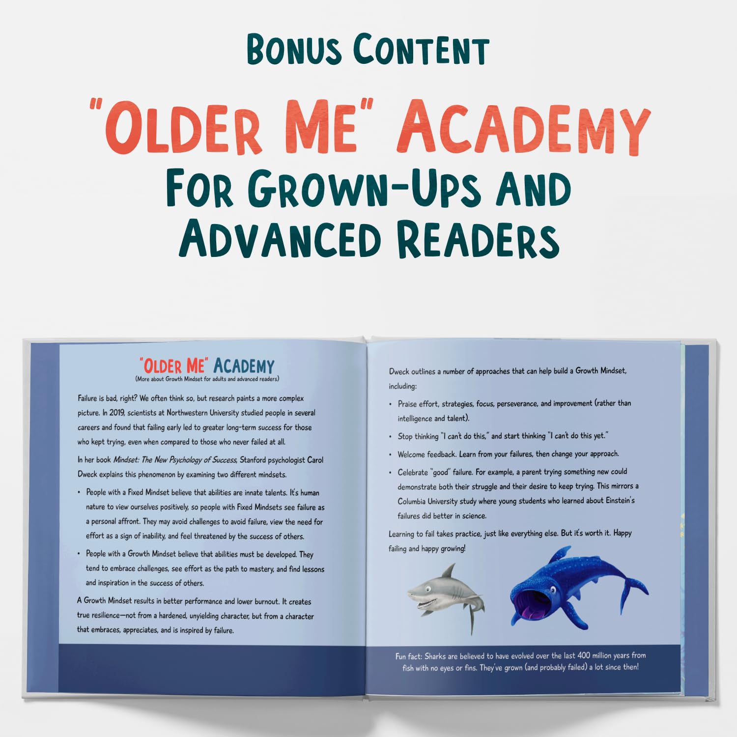 Joelle the Whale Shark Grew and Grew: Growth Mindset (Younger Me Academy)