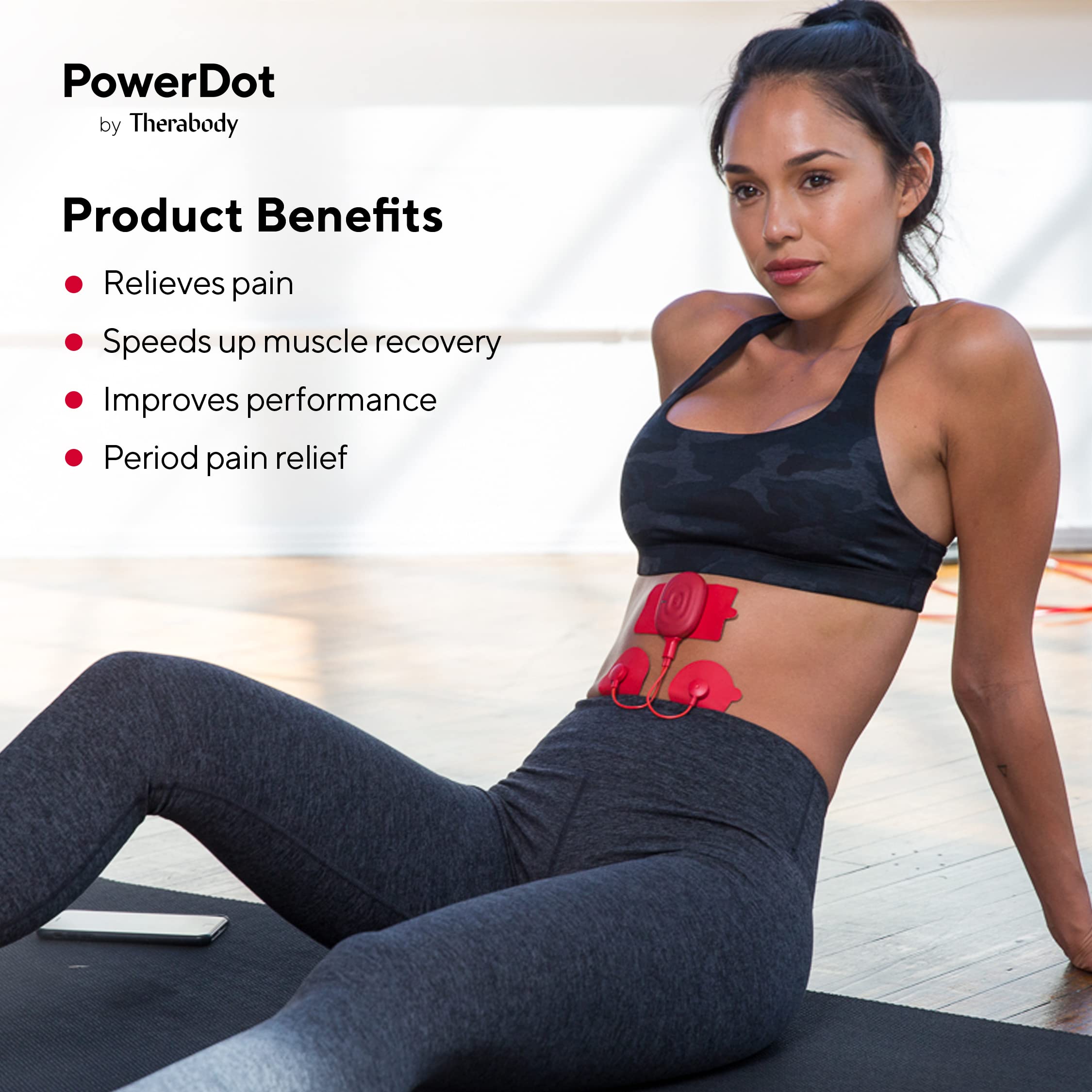 Therabody PowerDot 2.0 Uno, Stim TENS Unit for Pain Relief, Bluetooth