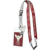 Harry Potter Hedwig ID Lanyard Badge Holder with 1.5" Charm Pendant