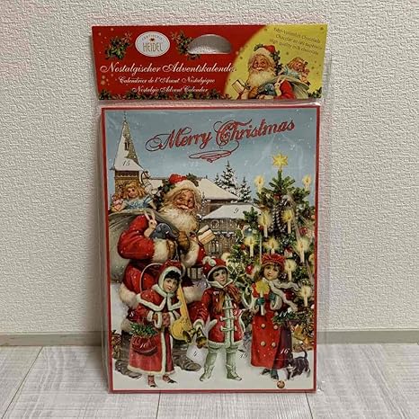 Amazon Co Jp ドイツクリスマスノスタルジックカレンダーチョコアドベントカレンダー ホビー 通販