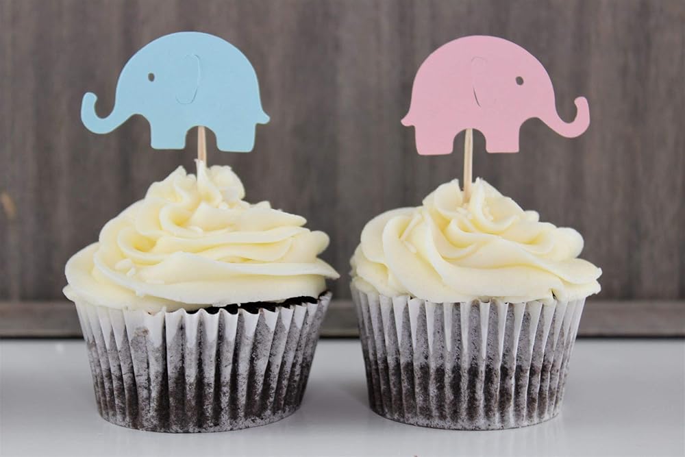 Home Furniture Diy Delux Baby Shower Boy Blue Elephants Cupcake Toppers 12 X 2 Inch Icing Cookware Dining Bar Home Furniture Diy Delux Baby Shower Boy Blue Elephants Cupcake Toppers 12 X 2 Inch Icing Cookware Dining Bar