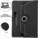 SU Selling United 10 10.1 Inch Tablet Case Folio Stand Black Magic Leather view 2