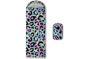 Smell Sunshine Kids Sleeping Bag for Boys Girls,Cute Puppy Print-Lightweight Warm Portable Outdoor Indoor-Waterproof Cold Weather Resistant Sleeping Bag for Camping Hiking