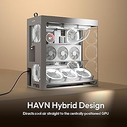 HAVN HS 420 VGPU Dual-Chamber Mid Tower ATX PC Case