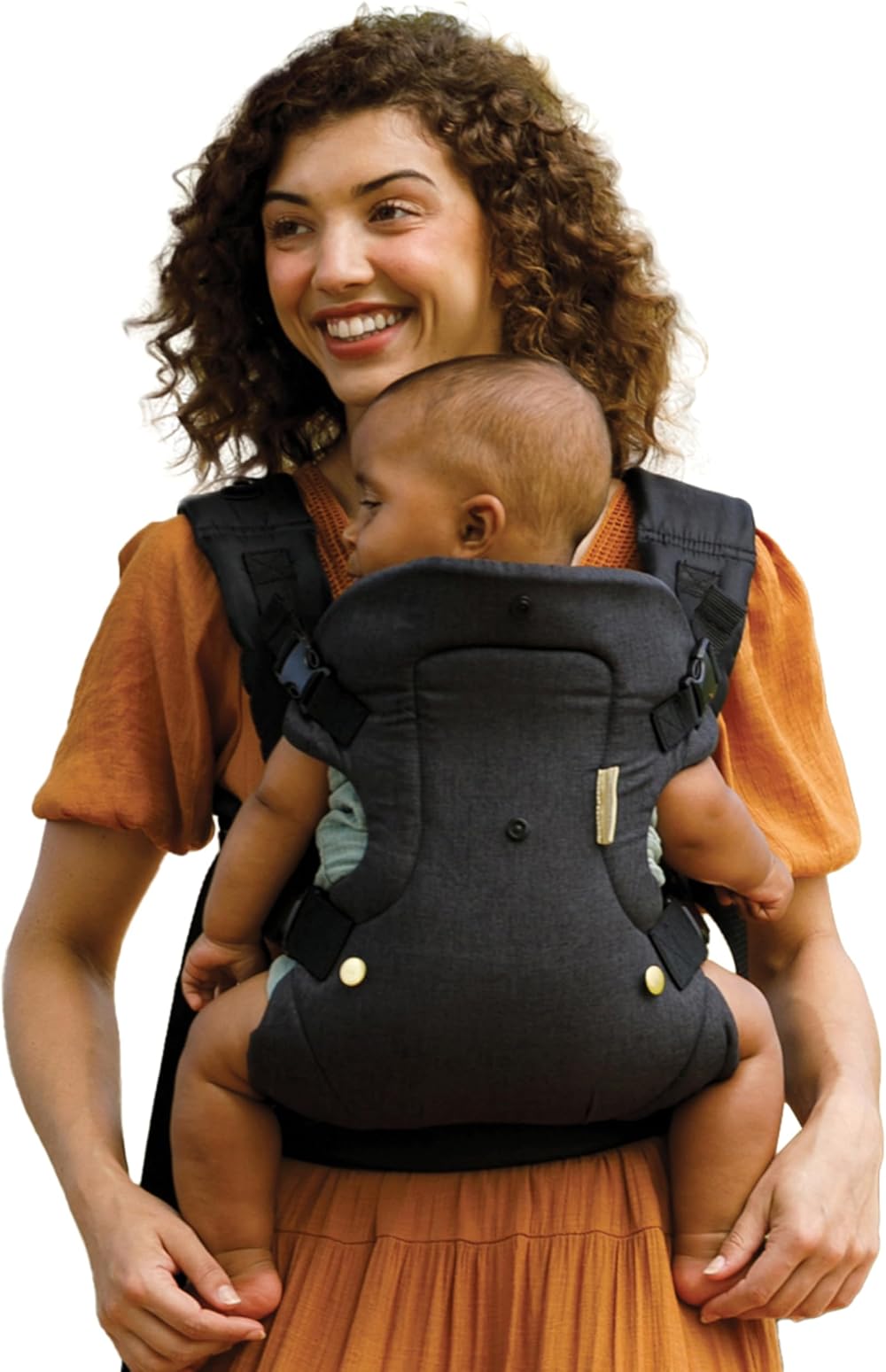 Infantino Flip 4-in-1 Convertible Baby Carrier Black and Gold