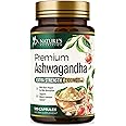 Herbal Ashwagandha 2,100 mg - Extra Strength Unwind, Calm & Relax Support with Black Pepper - Natural Focus & Energy Support - Ashwagandha Powder Supplements - Vegan, Gluten Free - 120 Capsules