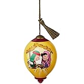 Hallmark Peanuts Ne'Qwa Art Christmas Pageant Christmas Ornament, Hand-Painted Glass, Gifts for Peanuts Fans
