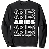Zodiac Sign Aries Sweatshirt