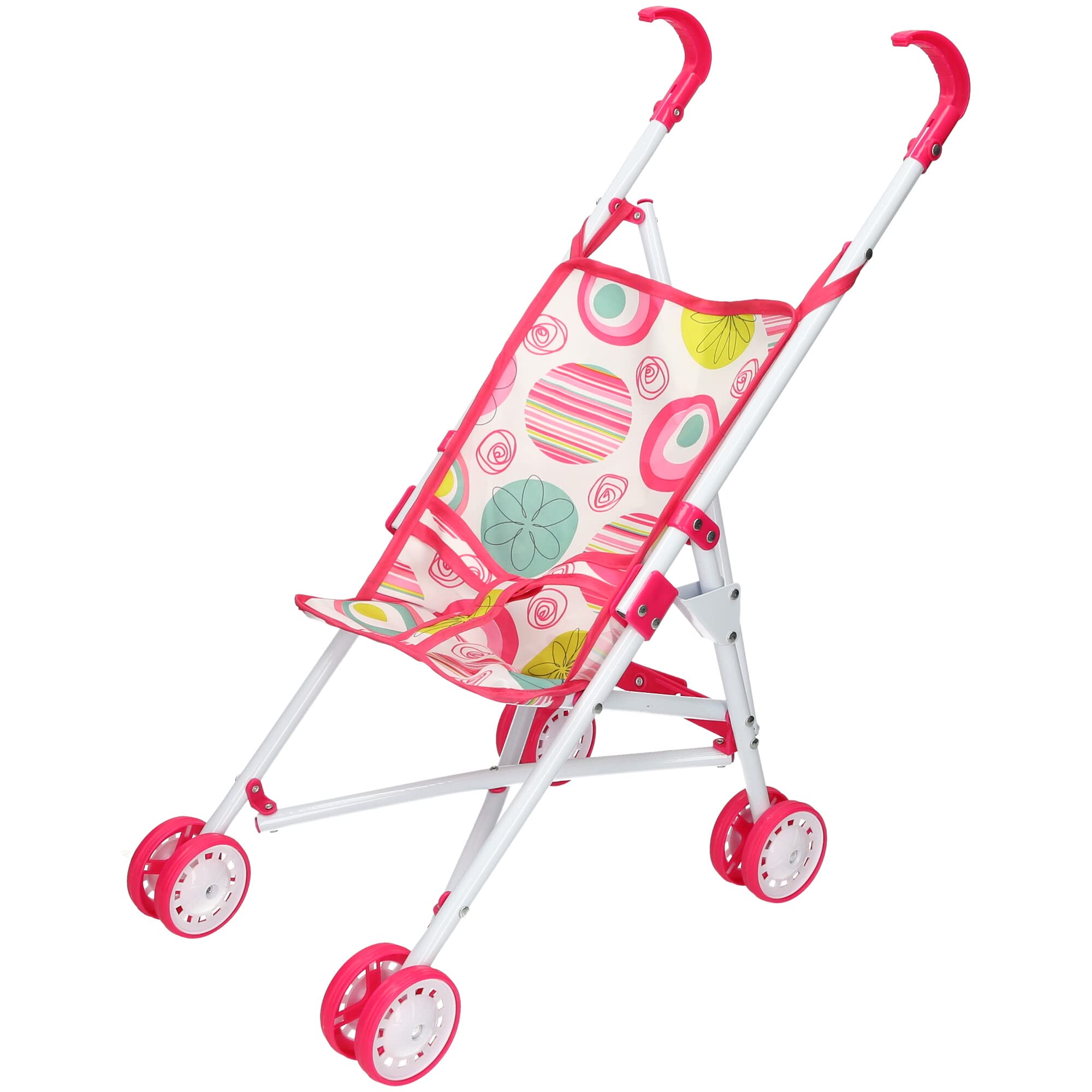 A to Z Dolls Buggy - Jazzy, Pink, Large (30231)