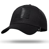 BUTITNOW Oversize XXL American Flag Trucker Hat - Adjustable 23"-25.5" Baseball Cap - 3D Embossed Logo Mesh Snapback Hat