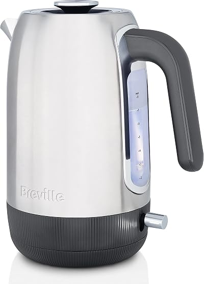 Breville Edge Electric Kettle 1.7 L 3kW Brushed Stainless Glow When Hot VKT192