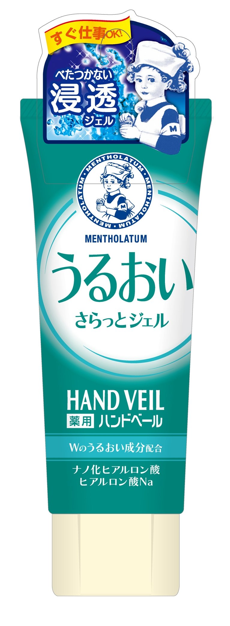 Rohto Mentholatum | Hand Cream | Hand Veil Moist Smooth Gel 70g (japan import)