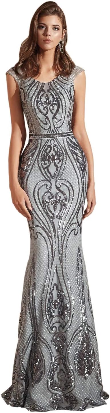 Leyidress Women's Mermaid Dress Bridesmaid Dress Evening Dress Party Prom Gown