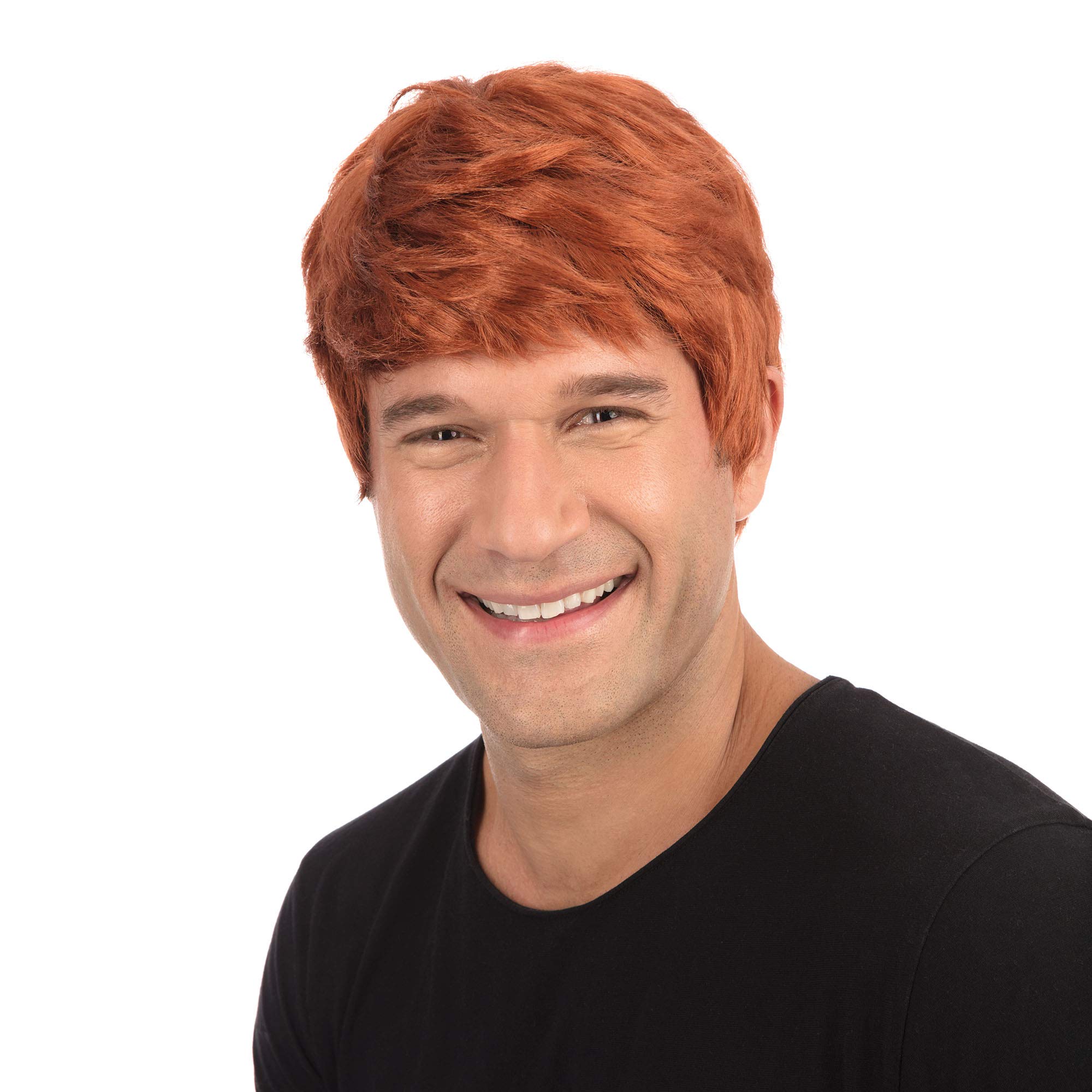 Bristol Novelty BW067 Male Wig Short Ginger, One Size Halloween