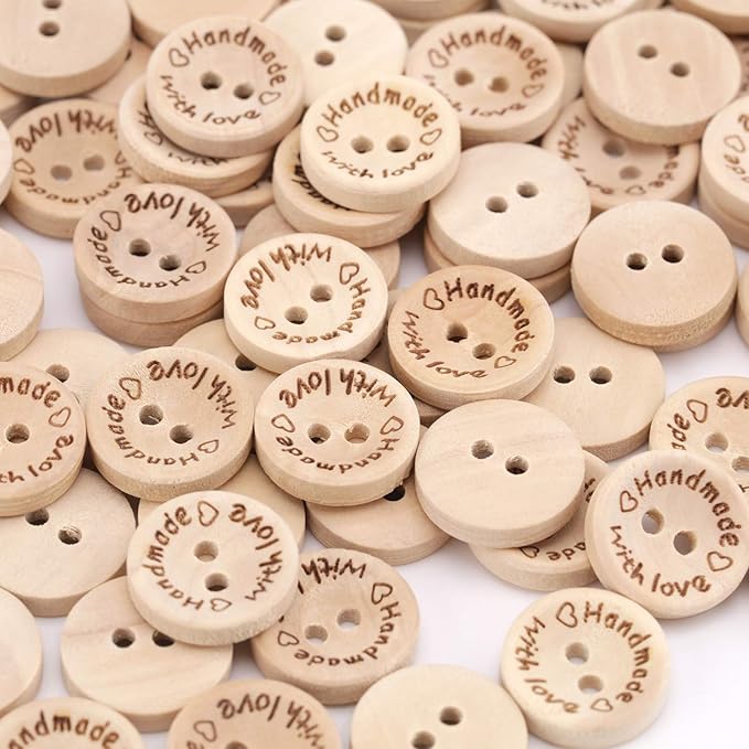 Wooden sewing buttons Clearance