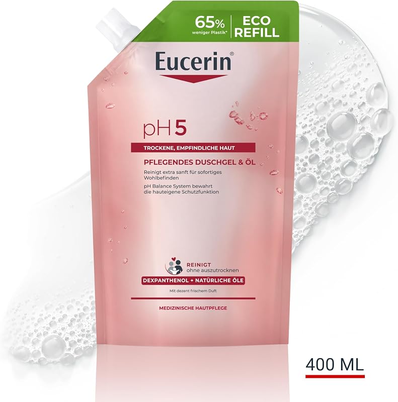 pH5 Pflegendes Duschgel und Öl, Seifenfreies Duschöl