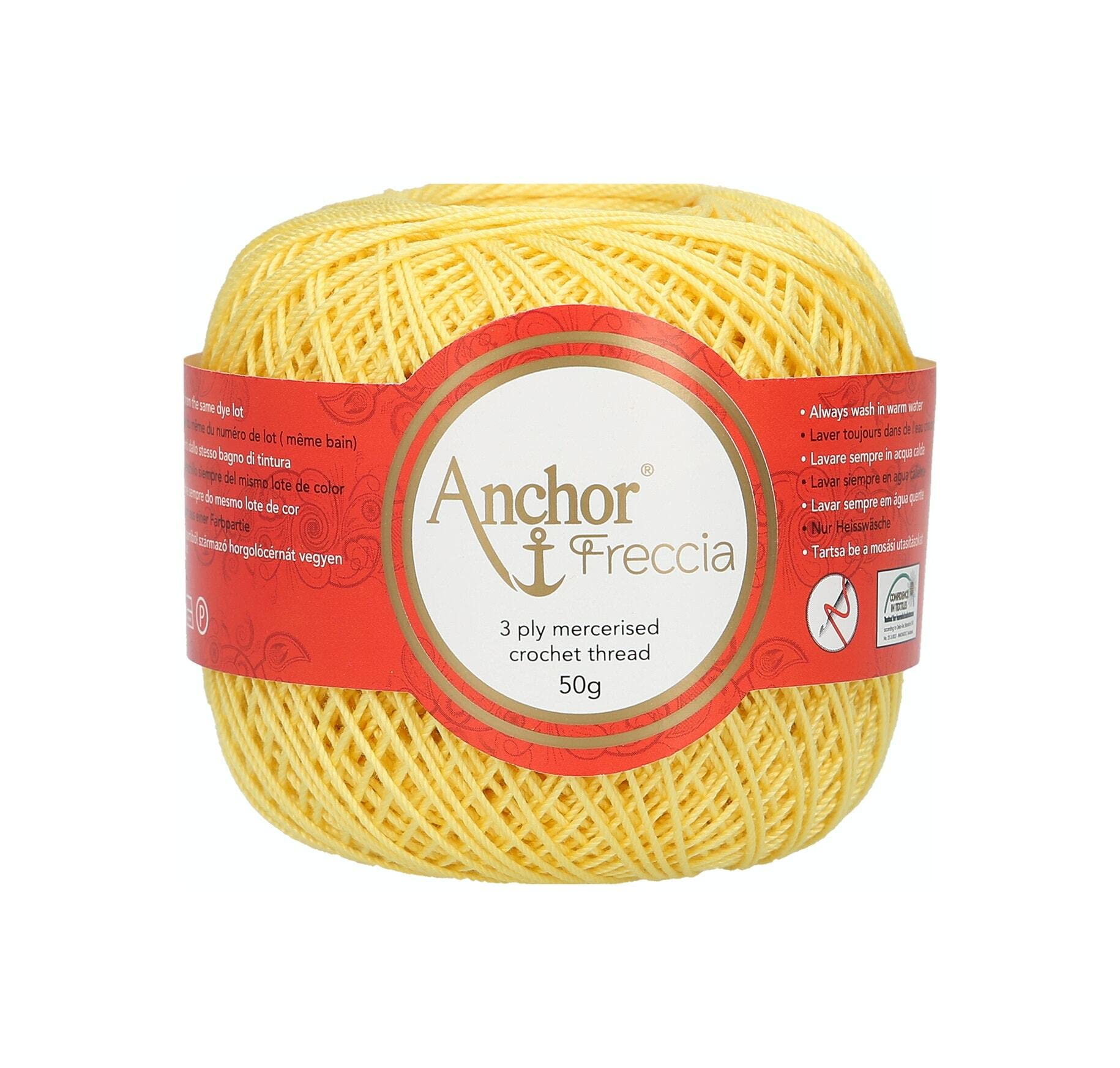 Anchor Crochet Yarn, Cotton, 293, Stärke 6