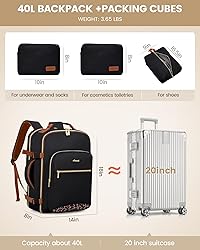 LOVEVOOK Travel Backpack for Women Men as Personal