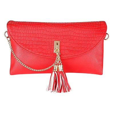 Lino Perros Womens Sling Bag (Red)