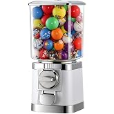 Lounsweer Gumball Machine 25-Cent Capsule Vending Machine 17 Hold 150 Capsule Coin Operated Bouncy Balls Dispenser Commercial Large Capacity Gum Ball Dispenser for Prize Retail Store Amusement Park