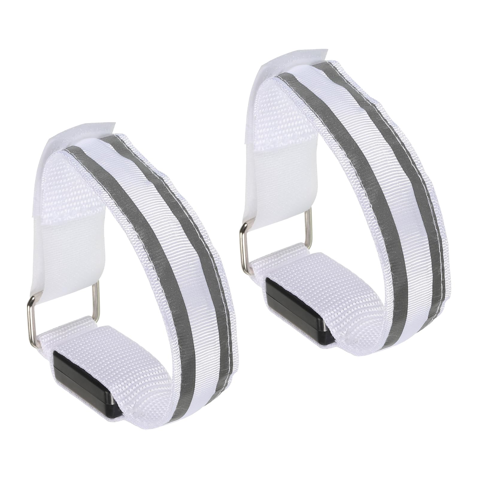 PATIKIL LED Wristband, 2 Pack Light Up Bracelets LED Armbands Glow in the Dark Safety Wrist Band for Parties, Concerts, Festivals, Night Run, Rainbow