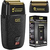 GEC 2-in-1 Electric Shaving Razor, Rechargeable Razor with LED Display, Men's Beard Trimmer for Facial Beauty Products, Bald Head haircutting, Metal Body