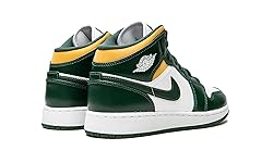 Jordan Youth Air 1 Mid GS 554725 371 Sonics - Size 7Y