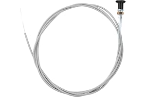 QAZAKY Universal Carburetor Push Pull Choke Control Cable for 60-122 60122 290-835 290835 Lawn Tractor Mower 96" Conduit Go Kart Carts Mini Bike Oregon Lincoln F162 F163 SA200 SA250