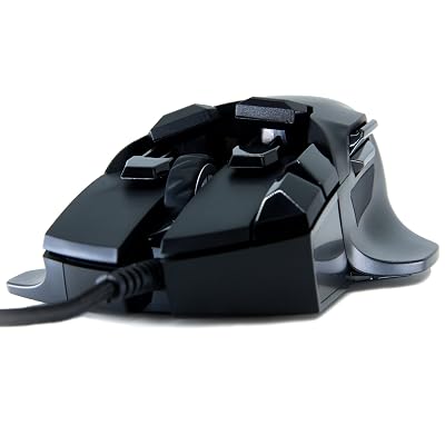Swiftpoint Z Gaming Mouse, 13 Programmable Buttons, 5 with Pressure Sensors, Analog Joystick Control for FPS Peeking and Flying, 12K DPI, OLED RGB MMO