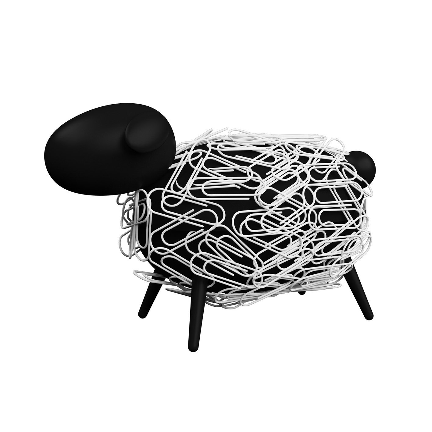 SheepiMagnetic Paper Clip Holder Securely Hold paperclips, Staples, hairclips and Other Magnetic Accessories.