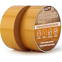 LLPT Double Sided Woodworking Tape 51MM x 27M x 0.22MM Each 2 Pack Double Face Turner Woodworker Adhesive Tape Removable Resi