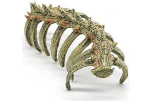 relaqcc Aquarium Skull Animal Skeletons, Reptile Tank Accessories, Fish Tank Decorations for Amphibians, Betta Fish, Shrimp, Hermit Crab, Leopard Gecko