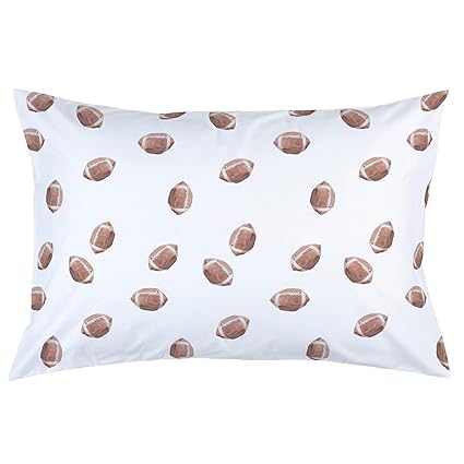 Amazon Com Carousel Designs Watercolor Football Pillow Case