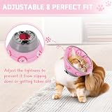 Supet Cat Cone Collar Soft to Stop Licking Adjustable Pink Small (S) view 5