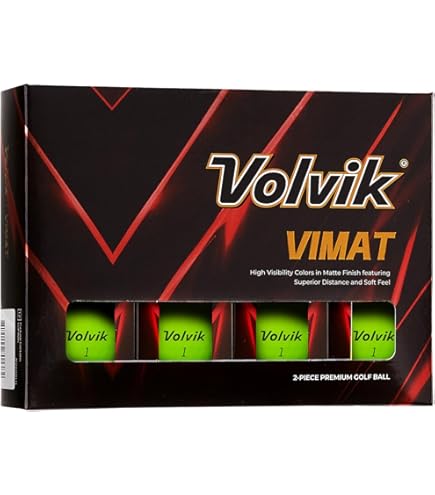 Amazon.com : Volvik Vivid Golf Balls, Matte Blue (One Dozen
