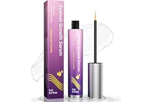 VXZIT Lash Serum: Natural & Vegan Eyelash Growth Serum for Longer, Thicker, Fuller Lashes Nourishing & Conditioning Formula Safe for Sensitive Eyes - 5ml