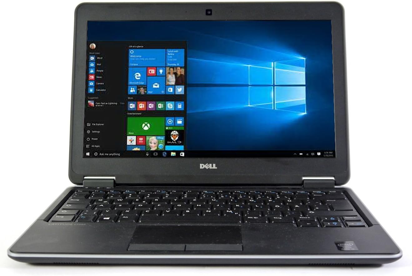 MyDigitalTech Dell Latitude E7240 Laptop Notebook Computer Intel Core Processor CPU, Genuine Microsoft Windows 10 Professional (Core i5 8GB RAM, 128GB SSD)