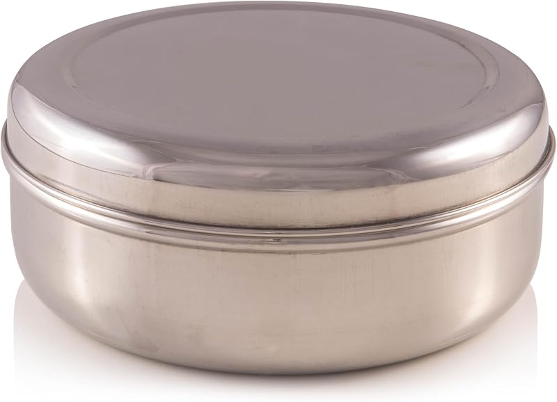 Zinel 7113 Spice Box Masala Dabba 7 Compartments 16cm Stainless Steel
