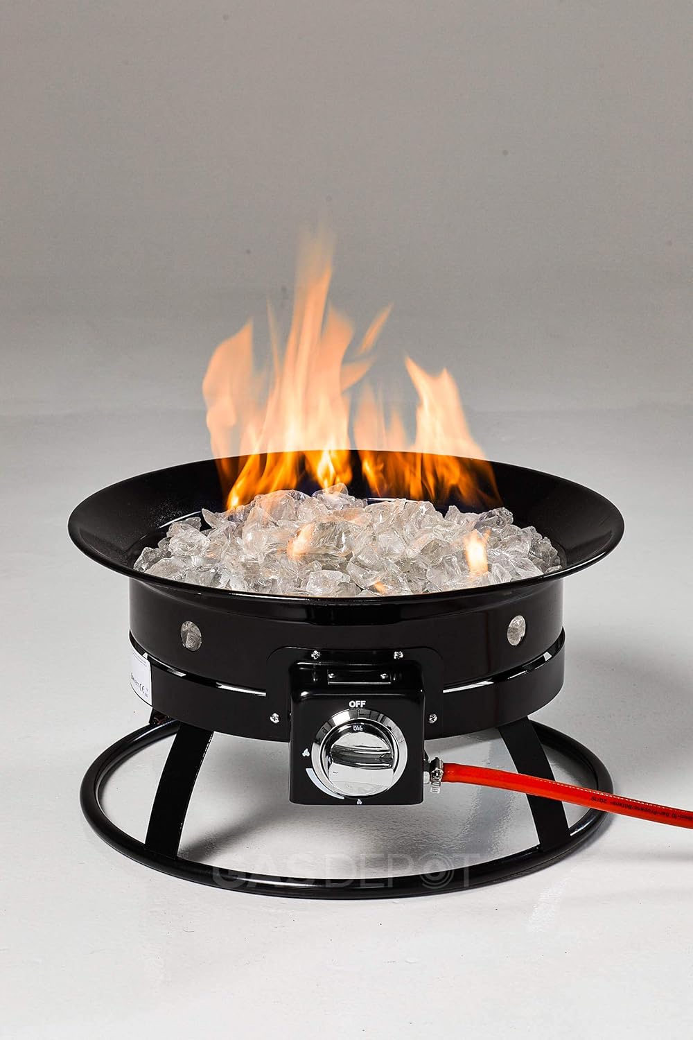 cypress outland firebowl on Glow Warm 12 Kw Outdoor Portable Gas Fire Pit Home And Camping With Cover Amazon Co Uk Garden Outdoors