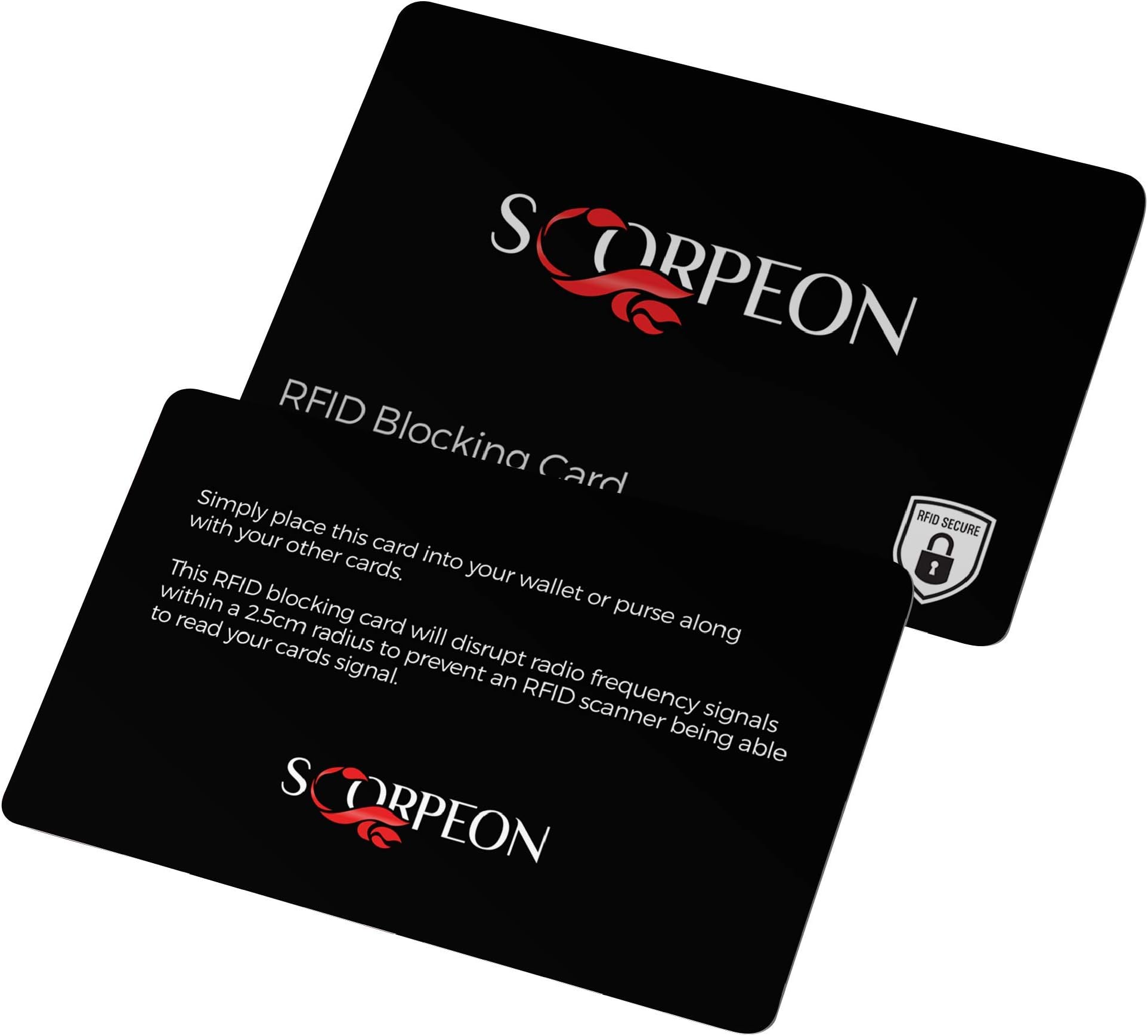 2X Signal Blocking Card, Credit Card Protector, Contactless Card Protection, RFID Blocking Credit Card, Contactless Card Protector for Your Wallet or Purse