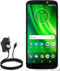 Motorola Moto G6 Play Charger, BoxWave [Wall Charger Direct] Wall Plug Charger for Motorola Moto G6 Play