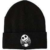 Nightmare Before Christmas Jack Skellington Black Cuff Beanie