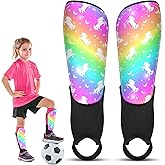 Soccer Shin Guards for Kids Girls Toddler, Shin Pads Shin Guard Equipment with Ankle and Leg Calf Protection Shin Guards Soccer for Kids 2-7 Years