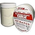 Toum Lebanese Garlic Sauce Paste Made in USA Toom Dip Mediterranean Chicken Fries Pizza BBQ Shish Tawook Shawarma Kabob Falafel Meat Gravy Dips Sauces Marinade, 500ml 17oz