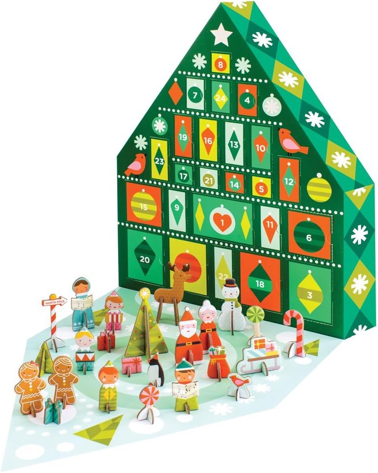 Petit Collage Tree Pop-Out Advent 