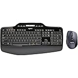 Logitech MK710-RB Desktop Wireless Keyboard/Mouse Combo, Wireless Mouse USB, Black (Certified Refurbished)