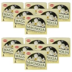 Magnolia Incense Cones and Cone Incense Burner